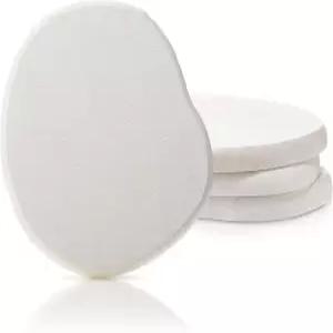 규조류 흙 코스터 4종 세트 책상용 쿨 흡수 퀵 드라이 음료 스타일리시한 화이트 미학의 귀여운 모던 스톤