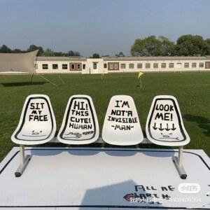 무광 유광 웨이팅의자 야외 식탁의자 웨이팅 식당 음식점 카페의자제작 곡선 의자 높은의자