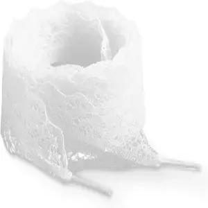 uadbau 2켤레 레이스 신발끈 여성용 플랫 리본 화려한 3cm 너비의 스니커즈 장식적이고 편안함