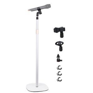 호코더 마이크 스탠드 바닥 무게의 있는 홀더가 높이를 18인치에서 조절 클립 가능