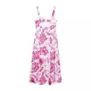 원피스 여사친 봄 자수 프린트 플라워 펀칭 CH1