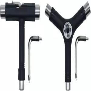 스케이트보드용 페이수오 블랙 올인원 휴대용 T-툴 Y-툴 스케이트 도구 세트 2개