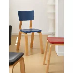 월스와일 톤스 우드 라탄 파란색 너도밤나무 원목 체어 의자