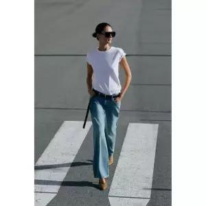 ZARA 하이힐 뮬 - 샌드 브라운