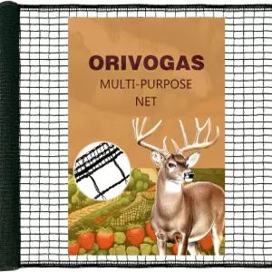 오리보 플라스틱 망사 울타리 사슴 4x25피트 강화 가장자리 55gsm 헤비 듀티 임시 정원 그물망 동물 보호