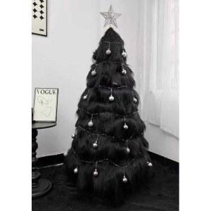 블랙트리 미니 카페 무장식 소품 블랙 성탄 크리스마스