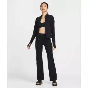 나이키 NIKE 젠비 하이웨이스트 플레어 노 프론트 심 레깅스 W - 블랙:쿨 그레이 II5224-010 445675