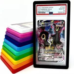 PSA 등급 카드 전용 취미용 레어 엘리트 범퍼 가드 새로운 스태커블 디자인 궁극의 엣지 프로텍터 블랙