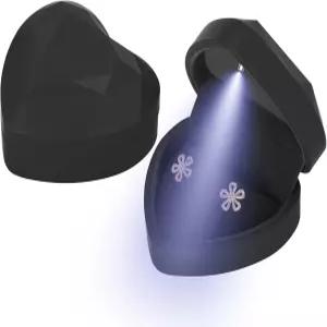 LETURE 하트 모양 LED 귀걸이 주얼리 선물 상자 스터드 펜던트 목걸이 홀더 전시 케이스 여성 여자친구