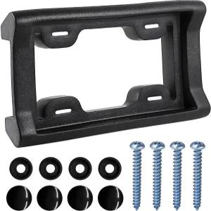 SHMZK 번호판 범퍼 가드 2.3인치 두께의 EVA 장착 차량 태그 프레임 프로텍터 나사 포함 자동차 SUV 트럭용