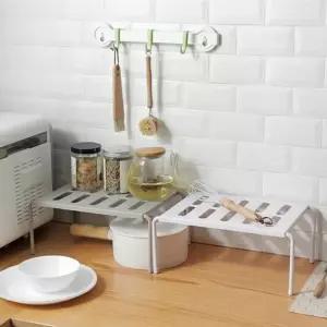 정리 플라스틱 주방 하부장 정리 양념통 정리대 1단 씽크대 하부장