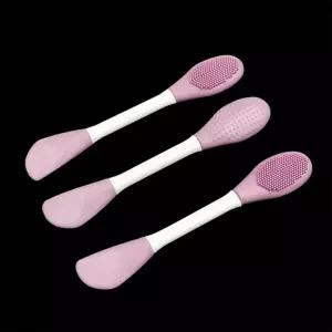 듀얼 모공 팩브러쉬 팩솔 페이스 클렌징 실리콘 팩붓