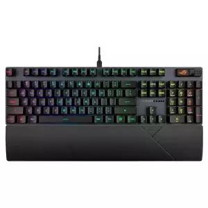 ASUS ROG Strix Scope II 게이밍 키보드 사전 윤활 처리된 ROG NX 스노우 리니어 기계식 스위치 방음 폼 PB