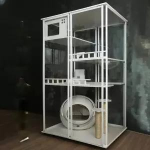 반려묘 캣케이지 고양이 캣타워 강아지 휀스 투명 격리장