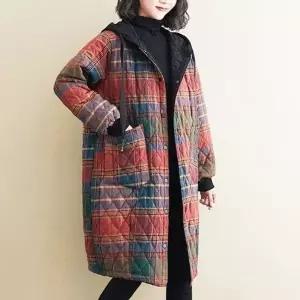 체크 은창)브라이트 캐주얼 퀼팅 후드 필수템 점퍼 아_20339132_667501