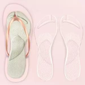 쪼리샌들 발바닥 충격흡수 실리콘 투명 깔창 패드 zGj7+5syF