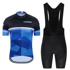 남성용 사이클링 저지 세트 반바지 라이딩 키트 20D 로드 MTB 패드 바이크 의류