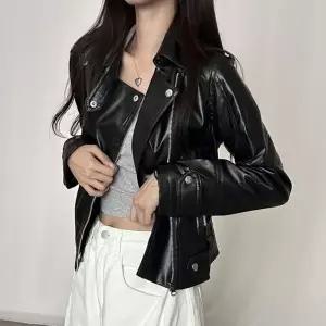 데일리 여성 슬림 유광 라이더 자켓 아우터 점퍼 잠바_20294546_667501