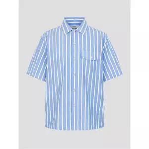 빈폴 BEANPOLE MEN 공통 스트라이프 반소매 셔츠 블루 BC5465C84P 441801