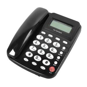 Zopsc 유선 전화, 시니어를 위한 업그레이드된 대형 버튼 핸즈프리 통화 홈 오피스 호텔용 발신자 ID 표시, Zopsc8dt16ye4ms