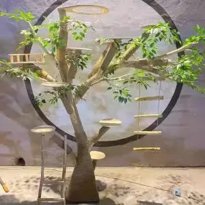 나무모양캣타워 고양이카페 캣폴 스크래쳐 둥지 대형