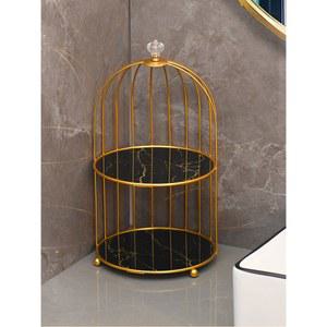 럭셔리 골드 디자인 새장 진열대 향수 트레이 1열