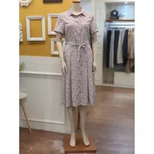 [하프클럽/BCBG]BCBG 세이브존01 체리 플라워 원피스 B5B4O681