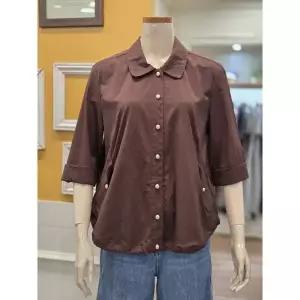 [하프클럽/BCBG]BCBG 세이브존01 디라이크 스판 쟈켓스타일 블라우스 B5B5B499