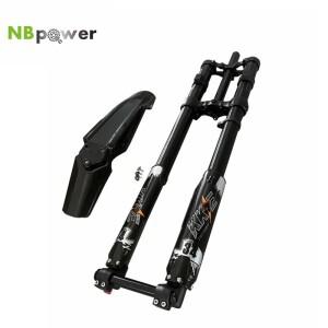 KKE 110x20mm 쓰루 액슬  브레이크 오일 스프링 서스펜션 전기 자전거 다운힐 프론트 포크 앞 머드가드  세