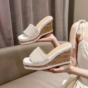 웨지힐 슬리퍼 발편한 구두 웨지샌들 통굽 가보시