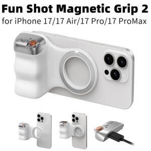 휴대폰 카메라 촬영 핸드 그립 마그네틱 홀더 보조 리모컨 핸들 아이폰 17 프로 맥스 범용