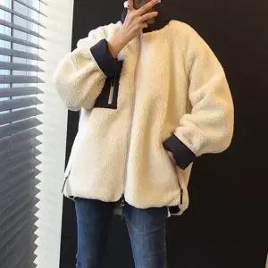 리버시블 점퍼 지퍼 뽀글이 후리스 데일리룩_20300475_667501