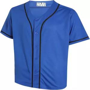 가비피 남성 플레인 야구 유니폼 캐주얼 버튼 다운 셔츠 반팔 스포츠