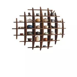 원목벽선반 수납 카페인테리어 선반 앤틱 우드 엔틱