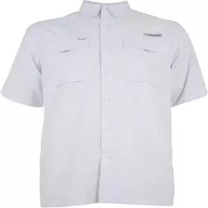 HABIT 남성 포체 마운틴 반팔 리버 가이드 낚시 셔츠 - UPF 40+ 자외선 차단