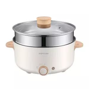 3L 대용량 2단 멀티쿠커 전기찜기 전골냄비 라면포트 샤브샤브 고구마 만두 논스틱코팅 DOCP-0006