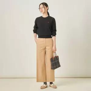 [백화점정품] 26년NEW 빈폴레이디스 빈폴 BEANPOLE ESSENTIAL 와이드 치노 팬츠 베이지 BF5821E02A