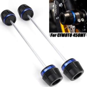 CFMOTO 450MT CF MT 액세서리 바이크 오토바이 전방 후방 휠 포크 슬라이더 액슬 충돌 방지 장치 스윙 암