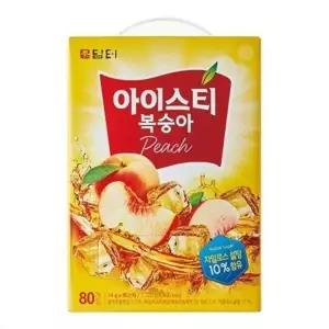 담터 복숭아 아이스티 80Tx6개.
