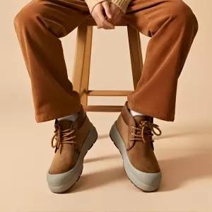 남성 스웨이드 키높이 털부츠 스니커즈