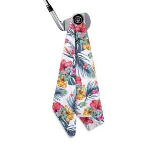 BAIRBRE 골프 타월 마그네틱 골프백 남성용 및 여성용 마이크로파이버 패브릭 와플 패턴 타월을 카트나 클럽에 단단히 고정할 수 있습니다(흰색)