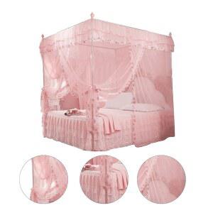 오쿠요닉 네팅 캐노피 스크린 침대 핑크 200 풀사이즈 네트 드레이프 200 120 공주 절묘한 커튼