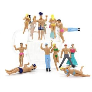 칵테일 와인 잔 마커 랜덤 스타일 유리 음료 라벨 컵 장 액션 피규어 인형