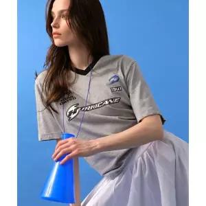 매장정품 JEEP 지프 PARIS Sports 브이넥 블록 반팔 티 (JP5TSU104MG) JP5TSU104MG 1144865