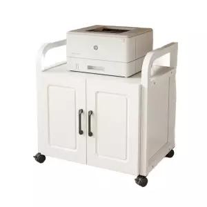 프리미엄 모바일 프린터 서랍 테이블 롤링 복합기 화이트