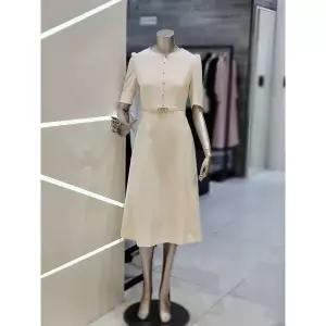 [보리보리/미니멈]MARIO버튼장식 브이넥 플레어 원피스 MZBGWO4950