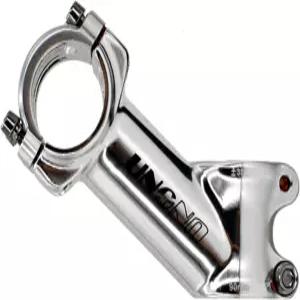 MEISCHE 31.8 스템 90mm 산악 자전거 MTB 로드 바이크 BMX(글로스 실버)용 35도 라이저 숏 핸들바