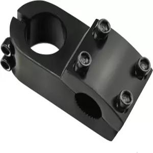 SENQI 바이크 숏 스템 알루미늄 합금 다운힐 핸들바 MTB BMX DH FR 바이크용 22.2x28.6x50mm 블랙