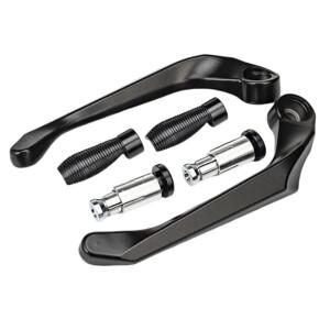 바이크 오토바이 다이 캐스팅 알루미늄 합금 핸들 바 브레이크 클러치 레버 핸드 가드 보호대 수정 액세서