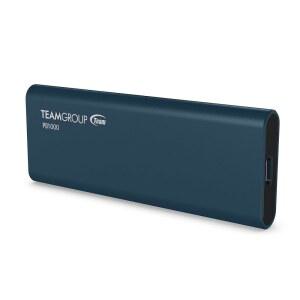 TEAMGROUP PD1000 2TB 알루미늄 휴대용 외장 솔리드 스테이트 드라이브 SSD, 최대 1000MB/s 읽기, USB-C, USB A 3.2 2세대, 방수, 방진(IP68), 충격 방지, 내압성 T8FED6002T0C108